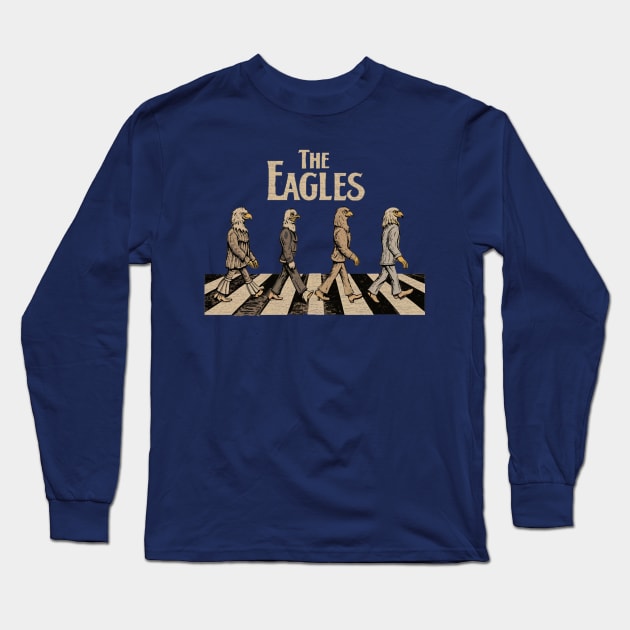 the eagles band retro Long Sleeve T-Shirt by Aldrvnd